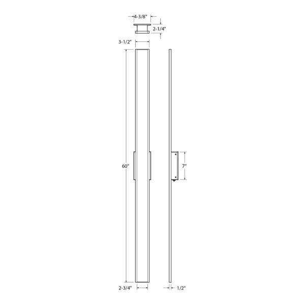 60" wall sconce - Image 3