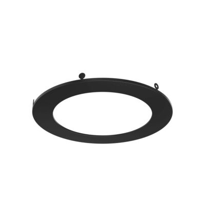 6" recessed round trim