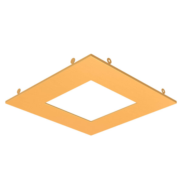 6" recessed square trim