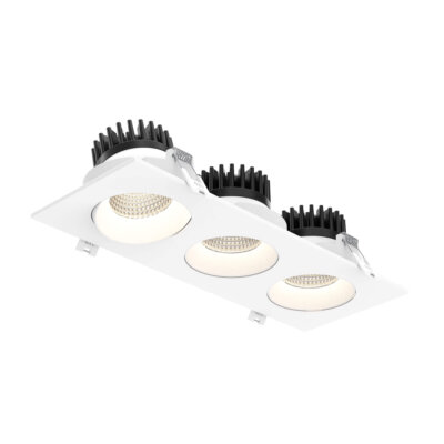 Encastré triple régressé de 3,5"