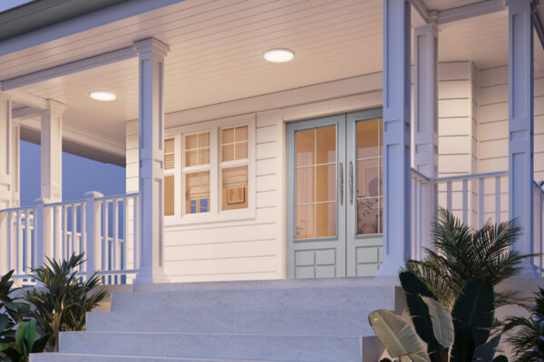 9" round coastal-rated flush mount - Image 2
