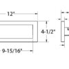 Luminaire mural de 12" – Image 3