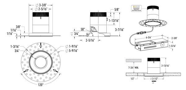 3'' modular recessed - Image 9