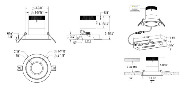 3'' modular recessed - Image 10