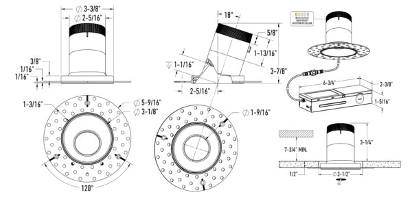 3'' modular recessed - Image 11