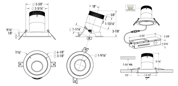 3'' modular recessed - Image 12