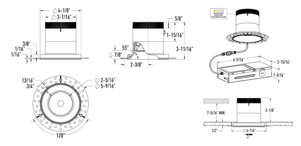 4'' modular recessed - Image 9