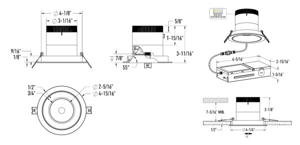 4'' modular recessed - Image 10